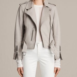 Allsaints Balfern Biker Leather Jacket